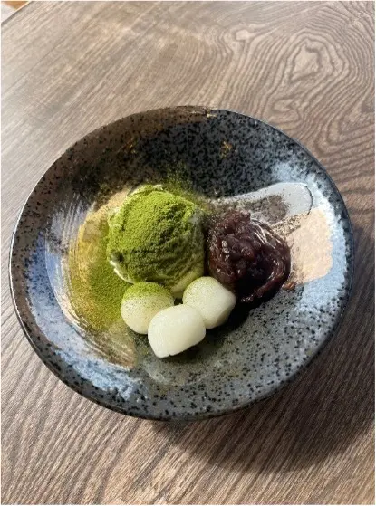 午後のサービス - クリーム白玉付きドリンク